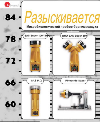 Микробиологические пробоотборники воздуха SAS производства PBI International. Поставщик СИМАС.